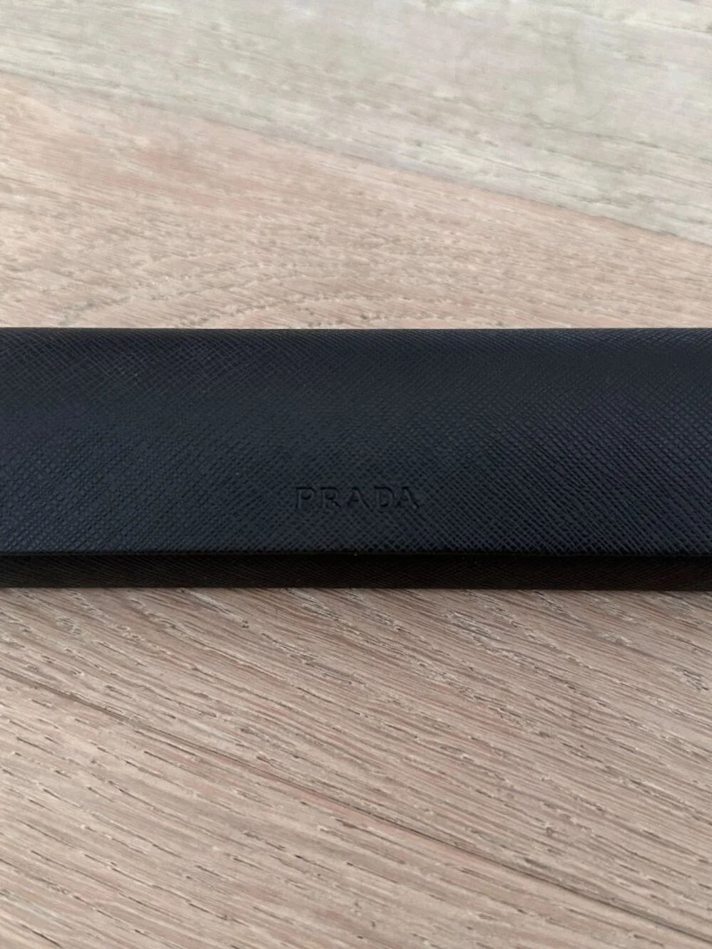Black Prada Glasses Case